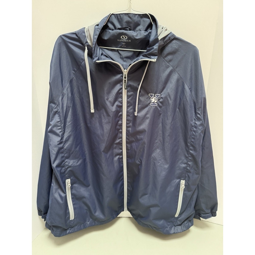 Yale Bulldogs Vantage Women's 2X Navy Activewear Zipper Jacket - Picture 1 of 5